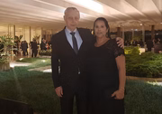 Telmo Broetto e a esposa, Marisa Simões Broetto, em evento no Itamaraty em 1º de janeiro de 2019