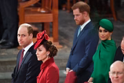 A tensão entre os dois casais pairou no Commonwealth Day Service de 2020