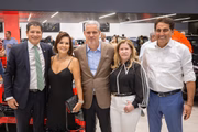 O secretário de Segurança Pública do DF, Sandro Avelar; Keila Cardoso; Marcos Cardoso; Miranda Castro; e o deputado federal Gilvan Máximo estiveram presentes