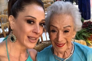 Claudia Raia e a mãe