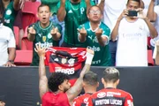 Jogador do Flamengo provocou torcedores palmeirenses