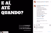 Fernandinha compartilhou o desabafo do ex-marido 