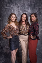 Alexia (Deborah Secco), Graziela (Debora Oliveira) e Petra (Bruna Guerin)
