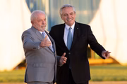 Lula e Alberto Fernández: presidente argentino não tentará reeleição