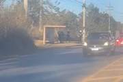 Casal apanhou após ser alcançado por equipe da PMDF