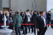 Thiago esteve no velório de Gugu