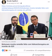 Redes sociais do influencer Renato Spallicci