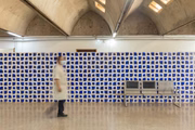 Painel de azulejos do Hospital Regional de Taguatinga