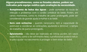 Informação sobre episiotomia na nova caderneta da gestante