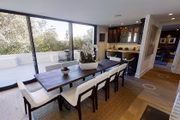 A aconchegante sala de jantar de Kendall Jenner