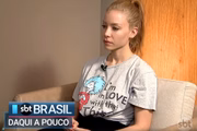 Ela deu uma entrevista sobre o caso para Roberto Cabrini