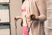Hoje, a mineira se exercita uma vez por dia (de 20 a 30 minutos), e seis vezes na semana
