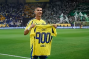 Cristiano Ronaldo celebra marca de 900 gols 