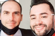 Eduardo Bolsonaro e Jorge da Rocha Guaranho