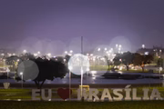 Ventos também chegaram com força a Brasília 