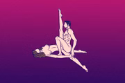 <b>Escrava do Sexo:</b> deite-se de costas e levante o máximo que puder a perna esquerda, deixando-a bem esticada. Afaste a perna direita para o lado até conseguir segurá-la pelo joelho. O ângulo deve ser de 90°. Em seguida, ele se acomoda sobre seu corpo para a penetração