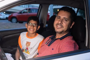 Walter Antônio da Silva e o filho, João Guilherme Chagas Silva