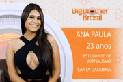 Ana Paula Costa Agustinho (São José-SC), 3ª eliminada do BBB 18 