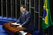O presidente do Senado, Davi Alcolumbre