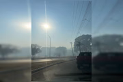Fumaça de incêndios na capital federal provocou cenário