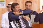 O então ministro do Turismo, Gilson Machado (PSC), costumava tocar sanfona em eventos no Palácio do Planalto