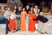 Poliana Soares e Amilcar Ribeiro com familiares