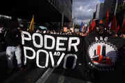 Manifestação contra o presidente Jair Bolsonaro em São Paulo