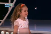 Maisa em sua primeira aparição na TV