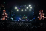 Show do cantor e músico norte-americano Lenny Kravitz no segundo dia do festival em 2019