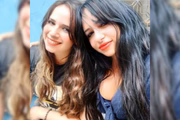 Juliana (esq.) com a mãe, Dayse (dir.)