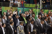 O presidente Jair Bolsonaro em seu primeiro desfile de 7 de Setembro na Esplanada dos Ministérios