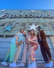 Integrantes da banda inglesa Metronomy