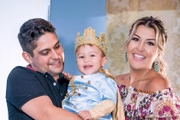 Davi é fruto do relacionamento dos dois