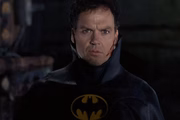 Em dois filmes dirigidos por Tim Burton, Michael Keaton interpretou o protagonista. Ele viveu o herói em Batman, de 1989, e Batman: O Retorno, de 1992. Keaton deve reaparecer como o personagem no filme solo do The Flash, em 2022