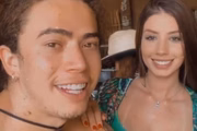 Ele assumiu o relacionamento com Maria em outubro deste ano 