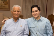 Roriz e o neto Joaquim Domingos Roriz Neto 