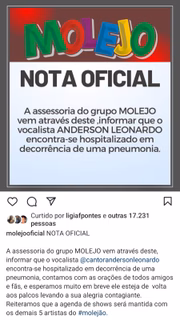 Informação a respeito do vocalista