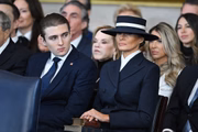 Barron Trump e a primeira-dama, Melania Trump 