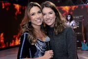 Patricia com a irmã, Rebeca Abravanel