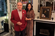 Chiquinho Scarpa e a namorada Lili Riskalla