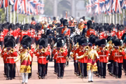 Ensaio dos oficiais para o Trooping the Colour
