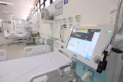 O Hospital de Campanha da PM tem 80 leitos de UTI e 20 de enfermaria