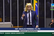Deputado Nikolas Ferreira é alvo de queixa-crime apresentada por Lindbergh Farias