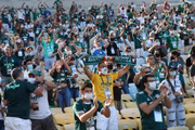 Torcida do Palmeiras presente no Maracanã