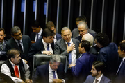 Deputados federais durante sessão no plenário