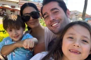 Simaria com os filhos