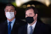 Bolsonaro e Rodrigo Maia