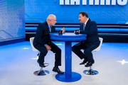 Ratinho entrevista Lula no SBT