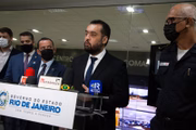 Governador Cláudio Castro e Allan Turnowski, secretário de Polícia Civil do RJ