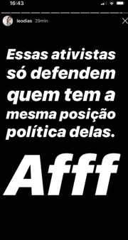 Mas o jornalista as reforçou em seu perfil no Instagram
